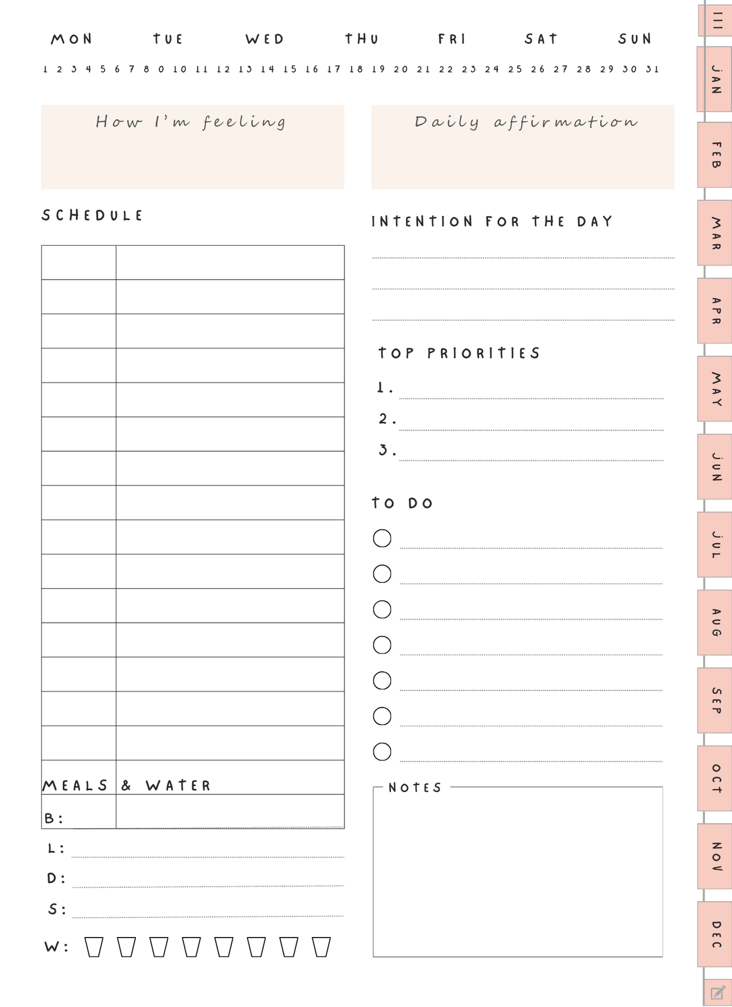 Mom Life Planner